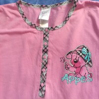 Hosszú ujjú pamut hálóing