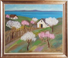 Balatoni tavasz (50x60)