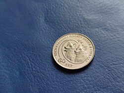 DNYESZTEREN TÚLI MOLDÁV KÖZTÁRSASÁG 1 RUBEL 2020 BELKA ÉS SZTRELKA ŰRKUTYÁK 60.ÉVFORDULÓ! UNC!