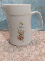 Alföldi szép virágos porcelán kancsó, kanna