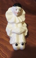 Régi Pierrot porcelán bohóc 1