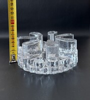Retro Georgshütte “Bel Mondo” jégtömb üveg teamelegítő / mécsestartó – 1,5 kg