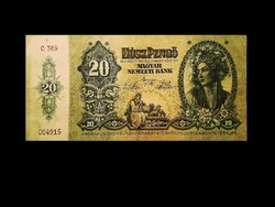 20 PENGŐ - 1941 JANUÁR 15  Magyar Királyság