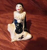 Régi vintage  Pierrot kerámia bohóc 4