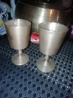 Antik réz poharak a képeken látható állapotban van 2.db