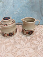 Bavaria porcelán cukortartó, tejes kiöntő, kanna