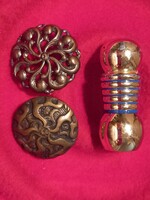 Retro női rozetta alakú ruha disz gomb