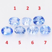 0.17ct VS 3.6x2.9mm Természetes Kék Ceylon Zafír, Elképesztően Ragyogó Drágakő (7)