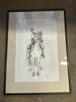 Bátki László Huszár rajz