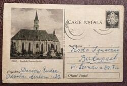 Képeslap, Kolozsvár, Katolikus székesegyház 1960