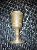 Antik réz pohár a képeken látható állapotban van 1db