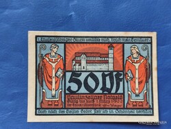 PAULINZELLA / NÉMETORSZÁG 50 PFENNIG 1922 RITKA SZÜKSÉGPÉNZ! 4