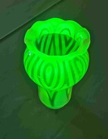 Szecessziós uránüveg lámpabura