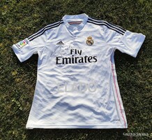 Cristiano Ronaldo által személyesen aláírt Real Madrid mez. futball foci labda aranylabda