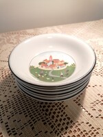 Villeroy & Boch DESIGN NAIF kompótos, savanyúságos, desszertes tálka 6 db.