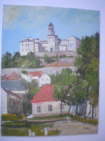 PANNONHALMA , CSODÁLATOS BÁNFI JÓZSEF  FESTMÉNY .