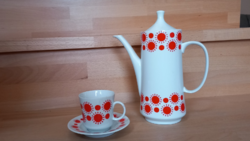Alföldi centrum varia, napocskás kávés kanna, kiöntő és csésze