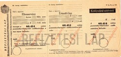 Régi csekk reklámmal: Szeged.