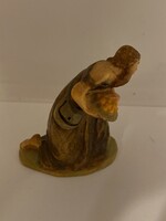 Vintage Peter Staffler fából készült mini figura