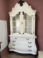 Vitrines tömör fa  tálalószekrény 235/130x60 185000 ft eladó bp/17