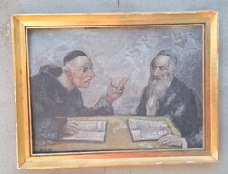 „Bálint Rezső (1885–1945) – Két rabbi vitája, ola