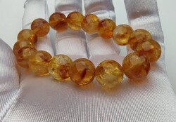 Borostyán karkötő 43 g - 12,5 mm (C021)