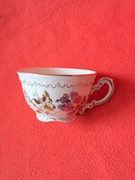 Zsolnay lepkés / pillangós / pillangó mintás mokkás / kávés csésze