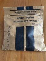 Most bontott 1992-s ezüst 200 Ft UNC