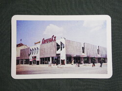 Kártyanaptár,Kunszentmárton ÁFÉSZ,Harmónia áruház,1978, (1)