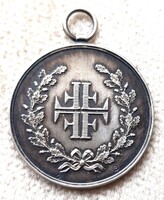 Friedrich Ludwig Jahn Torna sport "Tornakereszt" ezüst sport érme