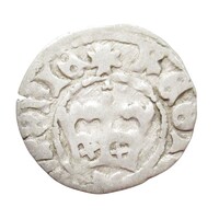 Lengyelország,I. János Albert 1/2 garas 1492-1501 VF+ ezüst 1g