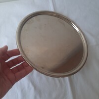 Zsűrizett, "alpakka" jelzéssel ellátott tálca