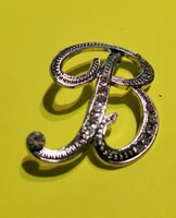 Letter B brooch