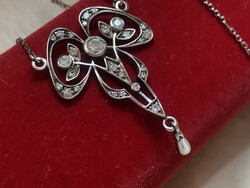 Art Nouveau Silver Necklace