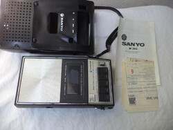 SANYO M2512 retro kazettás magnó (1160)