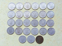 Magyarország 27 db Különböző Érme 20 Fillér 1947-1991