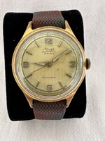 Kienzle Automatic 57/19 Germany aranyozott karóra 35 mm kézi húzós Gyűjtői db.