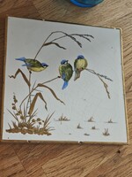 Antik Minton kézzel festett cinkés csempe