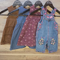 H&M kislány tavaszi egyberuha és nadrág csomag, 68-80