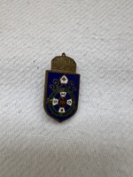 Ciszterci iskolai jelvény szép 1920-44. 24x12 mm