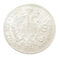 Magyarország,1 florin 1871 A EF+ ezüst 12.34g900