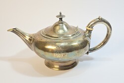 Antik/régi ezüstözött kávés kanna