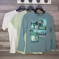 Mango és Zara fiú póló és hosszúujjú felső szett, 152-164