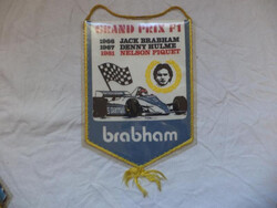Forma 1 Brabham retro zászló Piquet (1641)