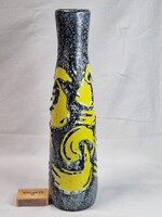Rare, applied arts, glazed, ceramic, large vase, in perfect condition, 32 cm. High