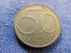 Ausztria 50 Groschen 1981