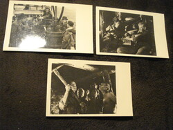 Filmtörténeti ritkaság Életjel c. film 3 jelenetfotója. Berek Kati, Sinkovits stb.