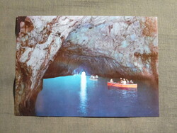 Képeslap,Olaszország,Capri sziget,Kék Barlang,Grotta Azzurra látkép,részlet,1970-