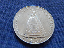 Ausztria 5 Schilling 1934 0.8350 ezüst 15 g.