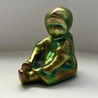 Zsolnay eozin Annuska figura